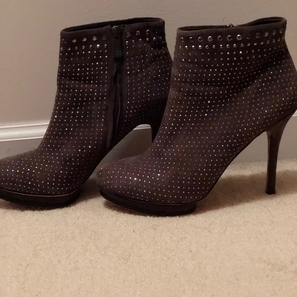 BCBG Maxazria gray studded booties - Picture 2 of 6